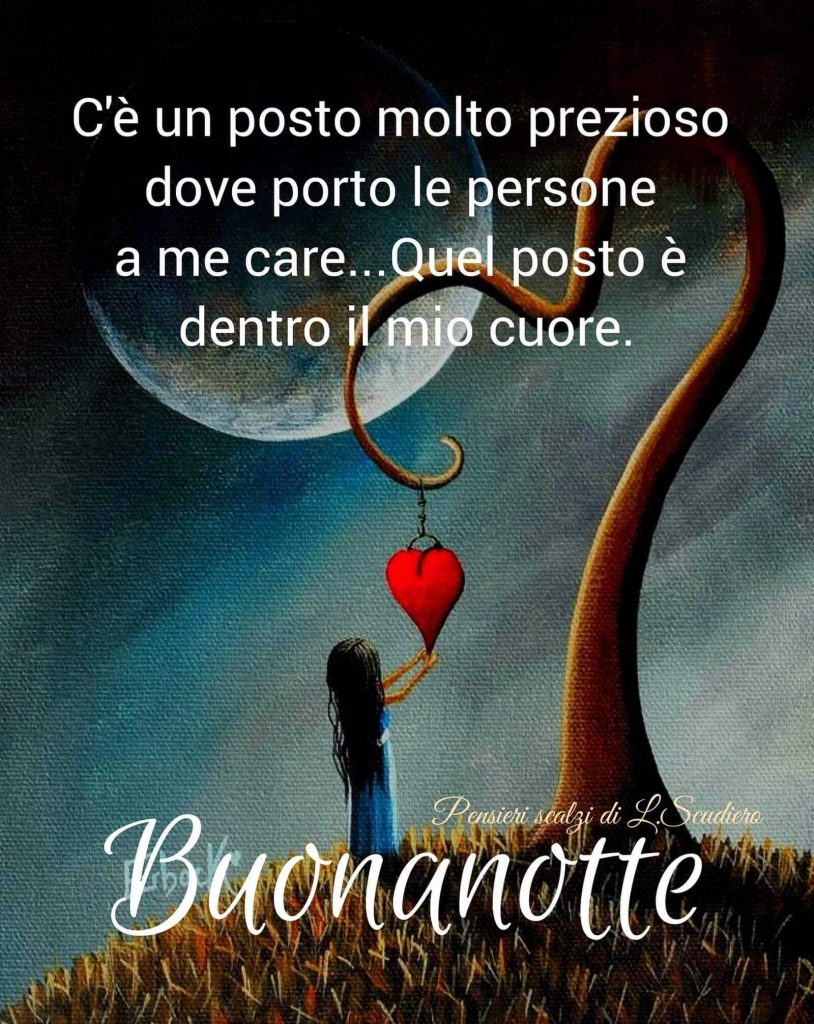 C'è un posto molto prezioso dove porto le persone a me care...Quel posto è dentro il mio cuore