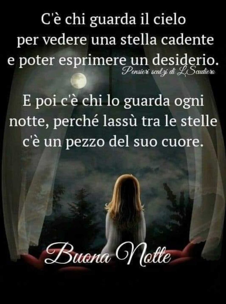 C'è chi guarda il cielo per vedere una stella cadente e poter esprimere un desiderio...
