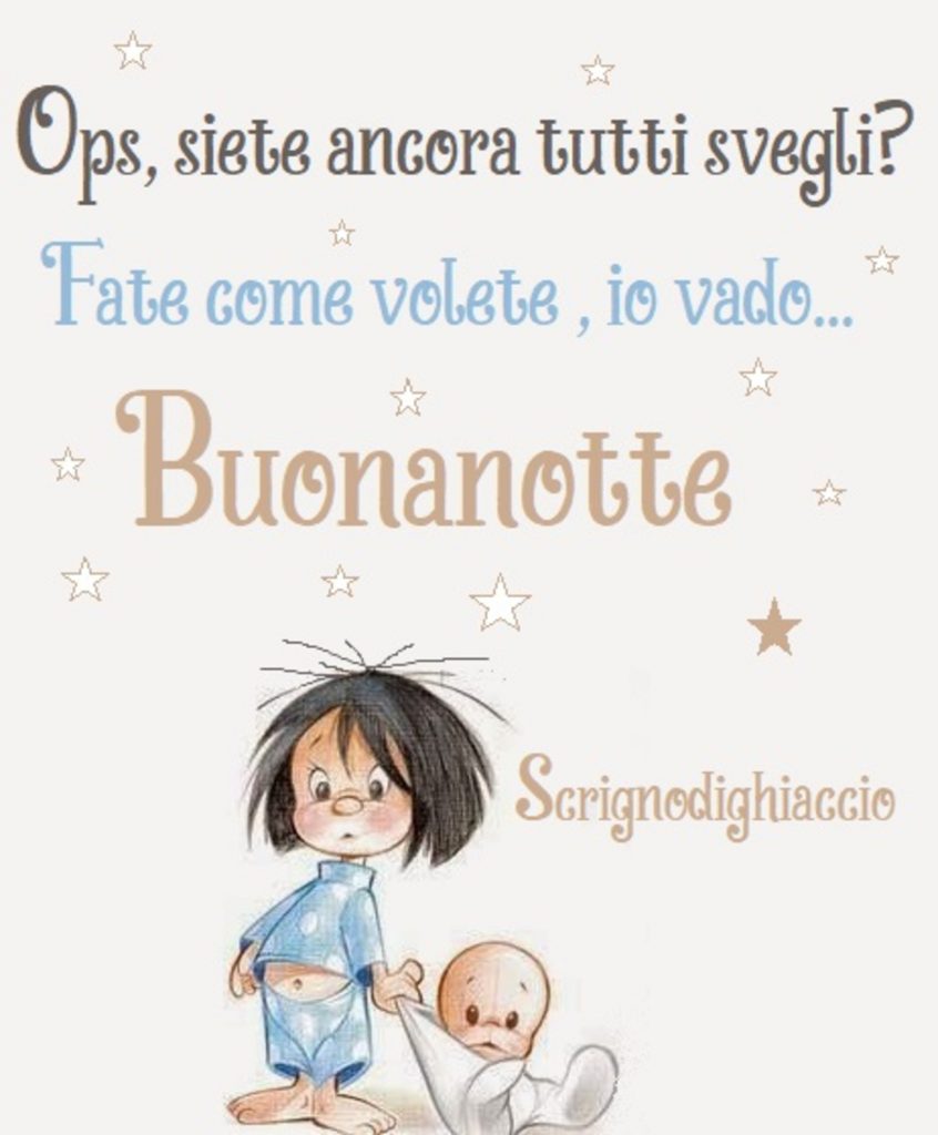 Ops, siete ancora tutti svegli? Fate come volete, io vado...Buonanotte 