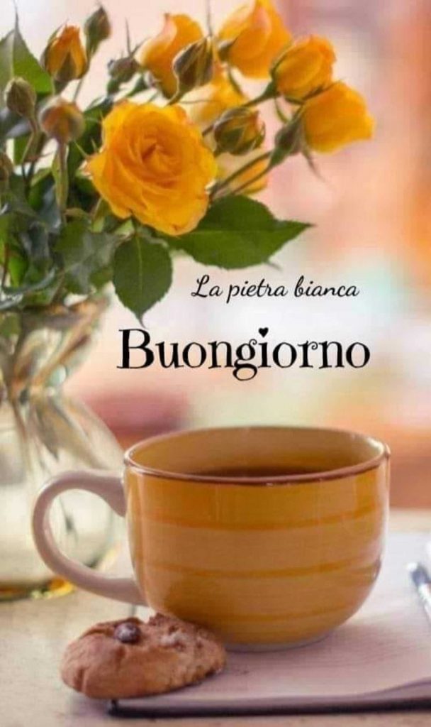 Buon giorno con le rose gialle