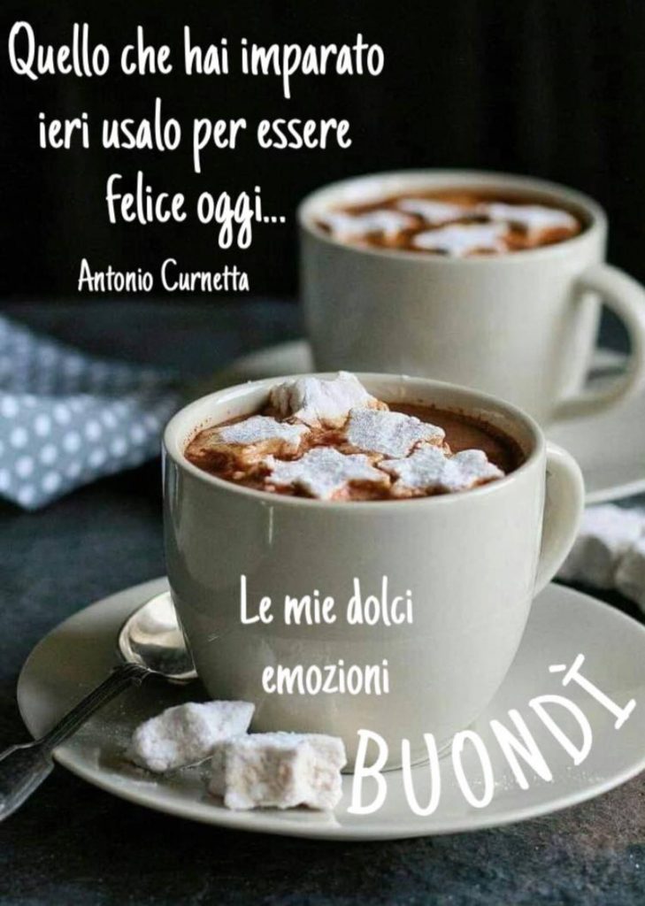 frasi di buongiorno nuove