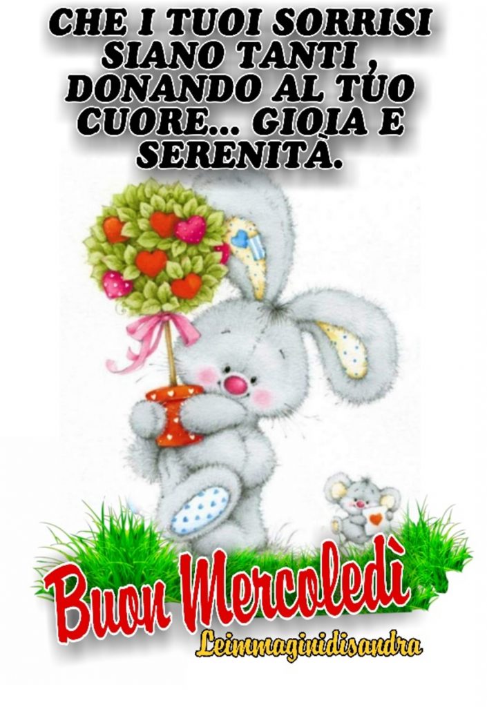 Che i tuoi sorrisi siano tanti, donando al tuo cuore...gioia e serenità. Buon Mercoledì