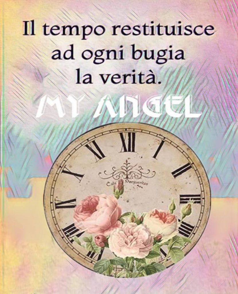 Il tempo restituisce ad ogni bugia la verità