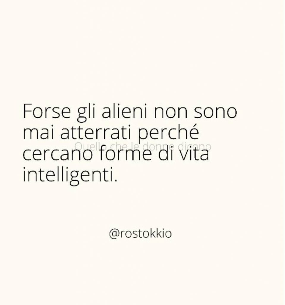 Forse gli alieni non sono mai atterrati perché cercano forme di vita intelligenti