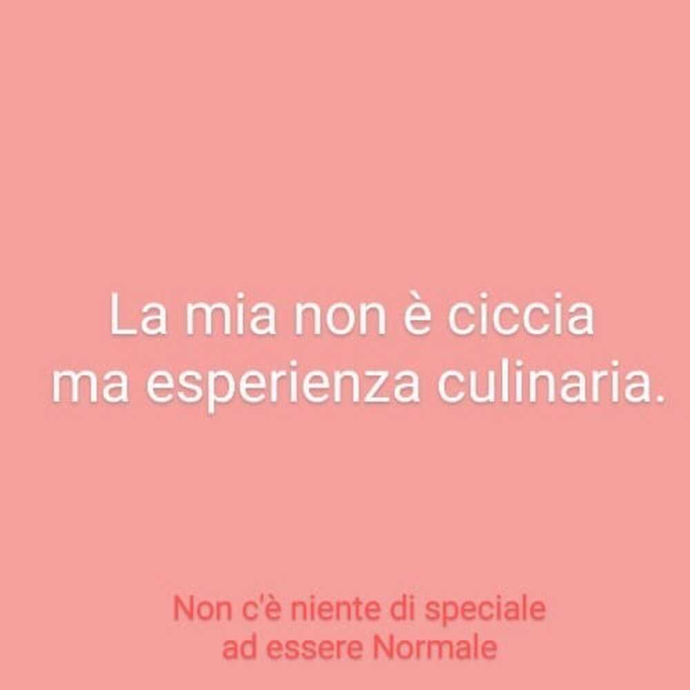 La mia non è ciccia ma esperienza culinaria