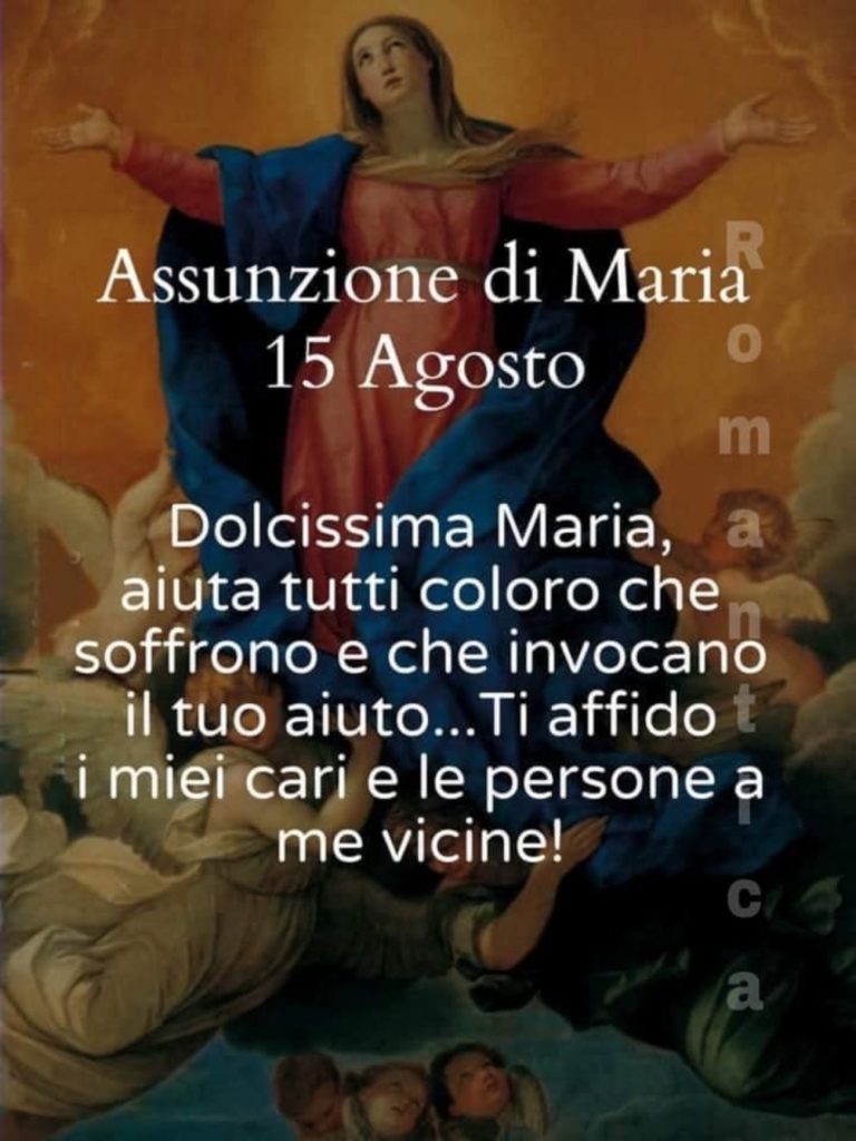 Assunzione di Maria 15 Agosto
