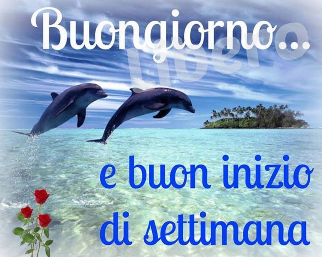 Buongiorno e buon inizio di settimana