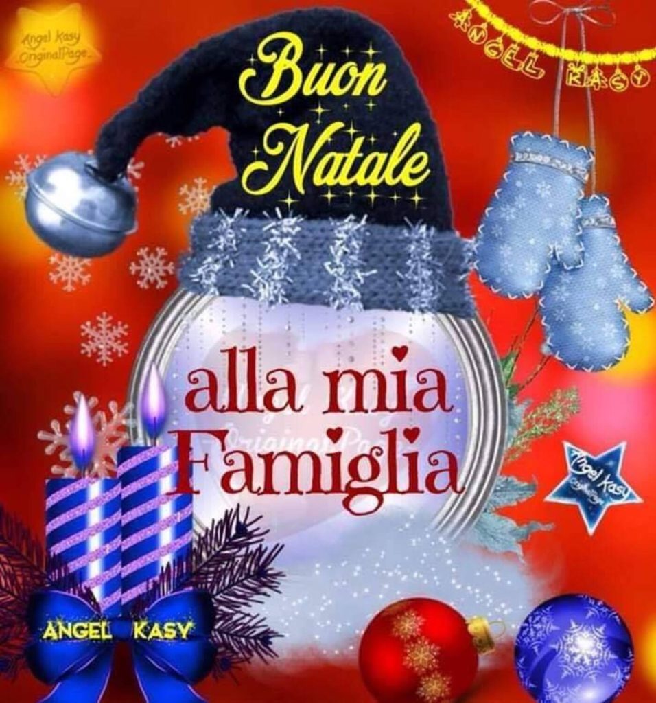 Buon Natale alla mia Famiglia