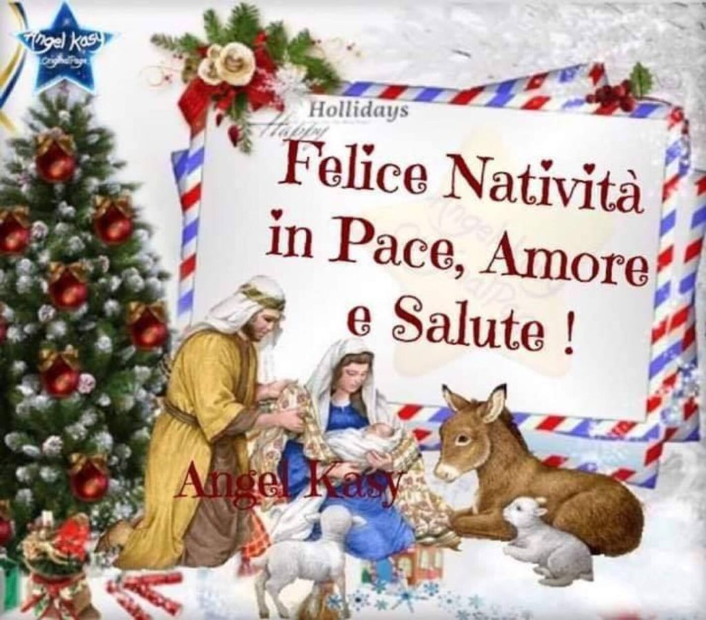 Felice Natività in Pace, Amore e Salute!