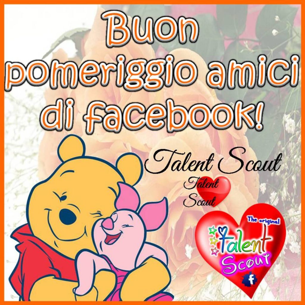 Buon Pomeriggio amici di Facebook! 