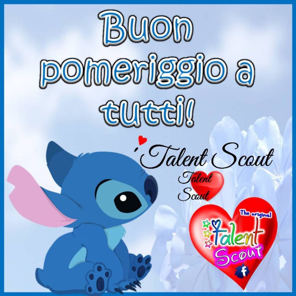 Buon Pomeriggio a tutti!