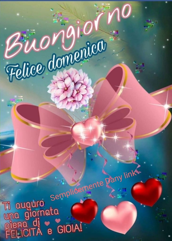 Buongiorno felice domenica