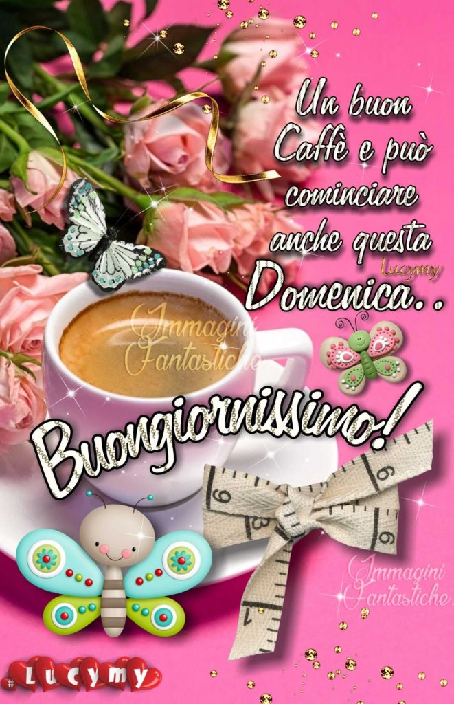 Un buon caffé e può cominciare anche questa domenica.. Buongiornissimo!