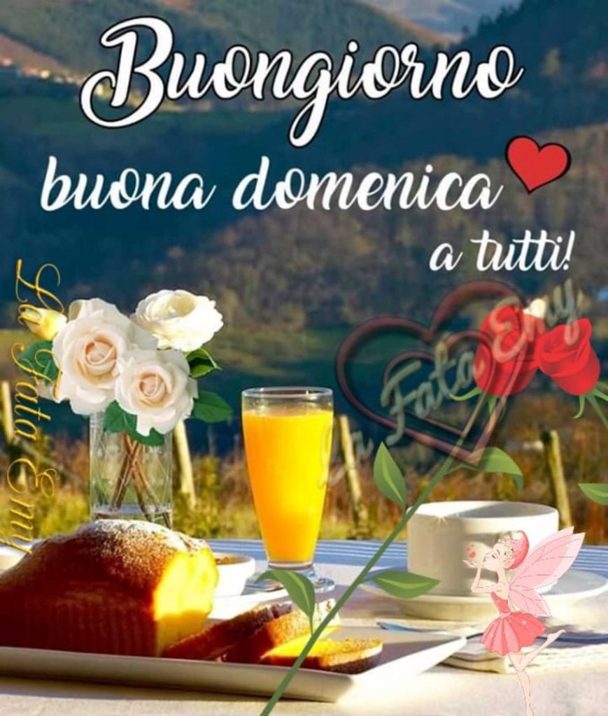 Buongiorno buona domenica a tutti