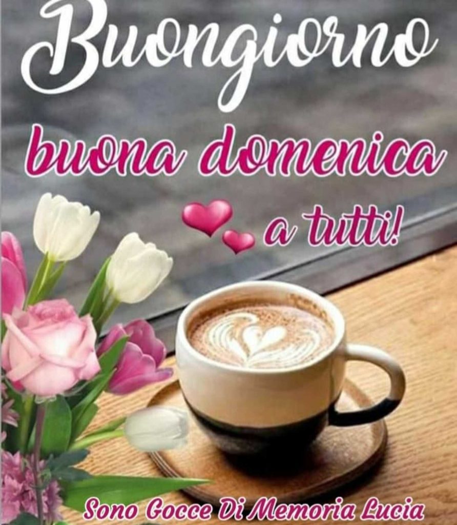 Buongiorno buona domenica a tutti