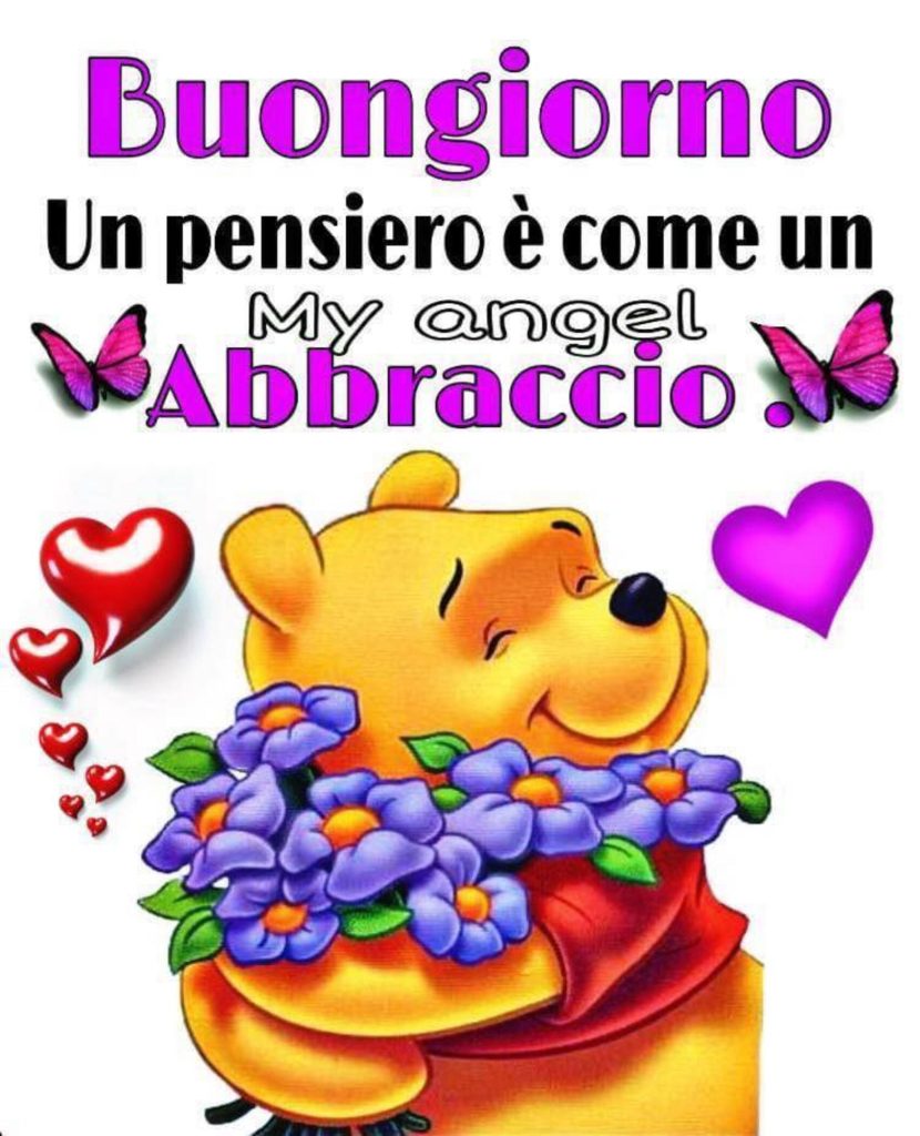 Buongiorno un pensiero è come un abbraccio