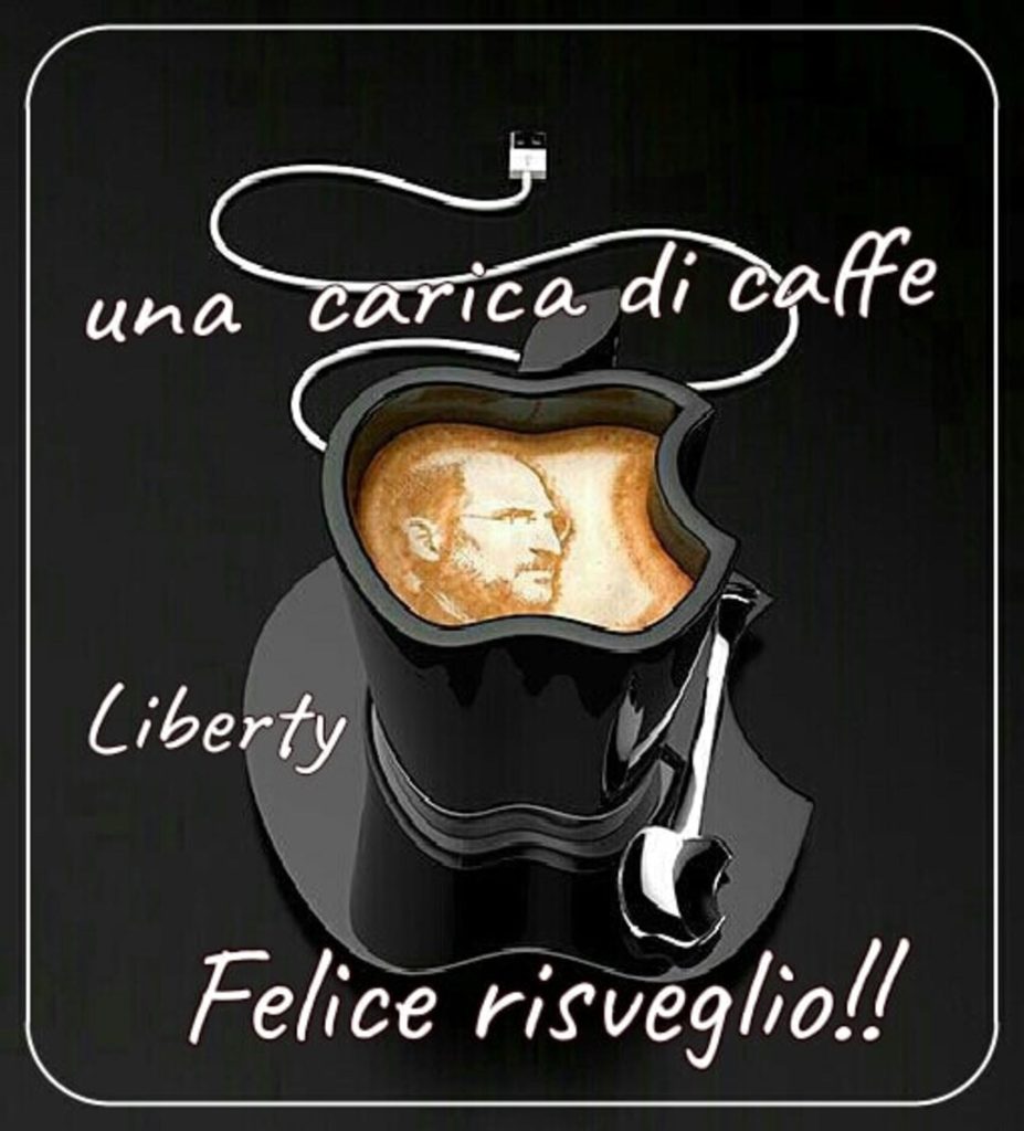 Una carica di caffé felice risveglio!!