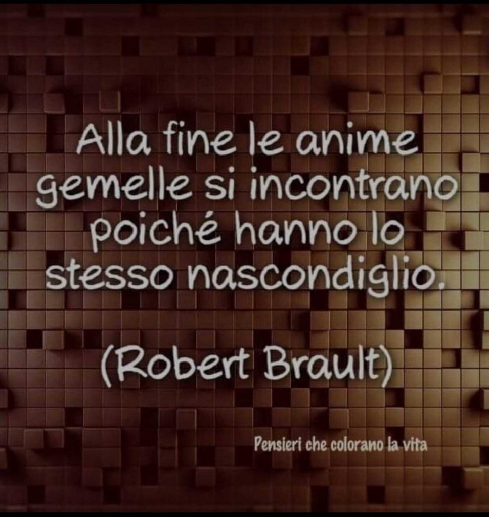 Alla fine le anime gemelle si incontrano poiché hanno lo stesso nascondiglio