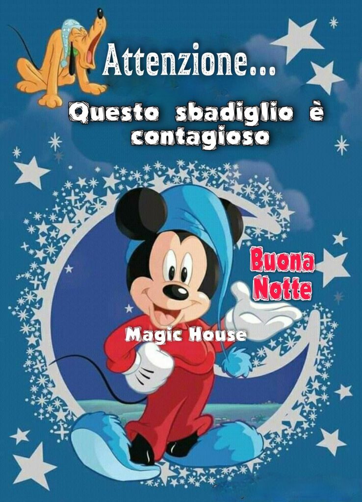 Attenzione... Questo sbadiglio è contagioso Buona Notte