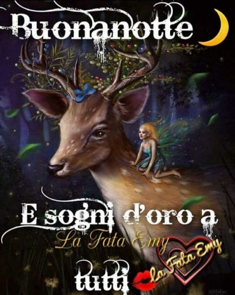 Buonanotte e sogni d'oroa tutti