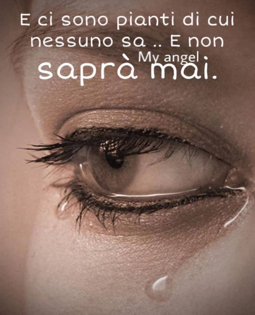 E ci sono pianti di cui nessuno sa... e non saprà mai