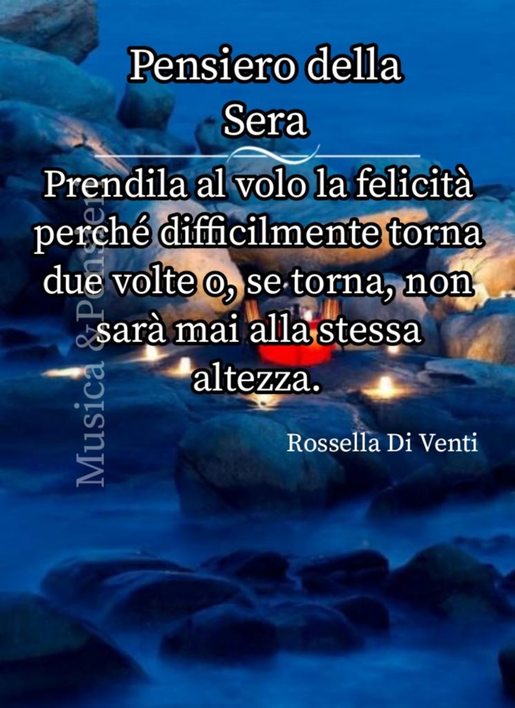 Pensiero della sera