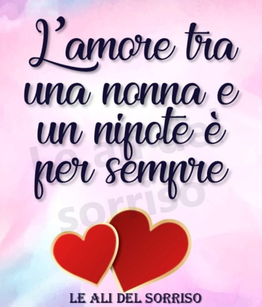 L'amore tra una nonna e un nipote è per sempre