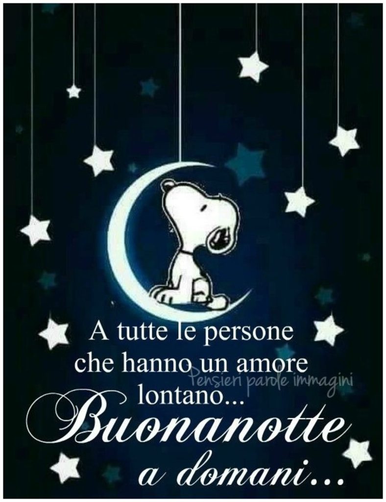 A tutte le persone che hanno un amore lontano...Buonanotte a domani...
