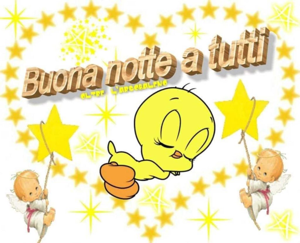 Buonanotte a tutti