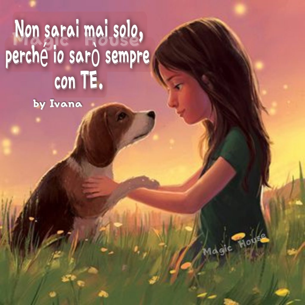 Non sarai mai solo, perché io sarò sempre con te