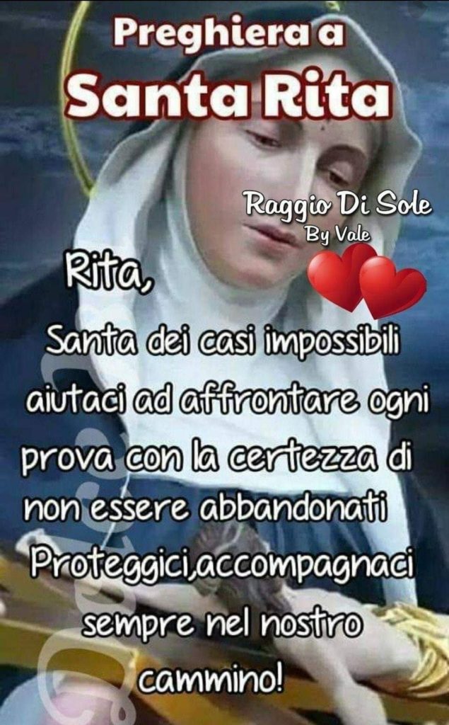 Preghiera a Santa Rita 