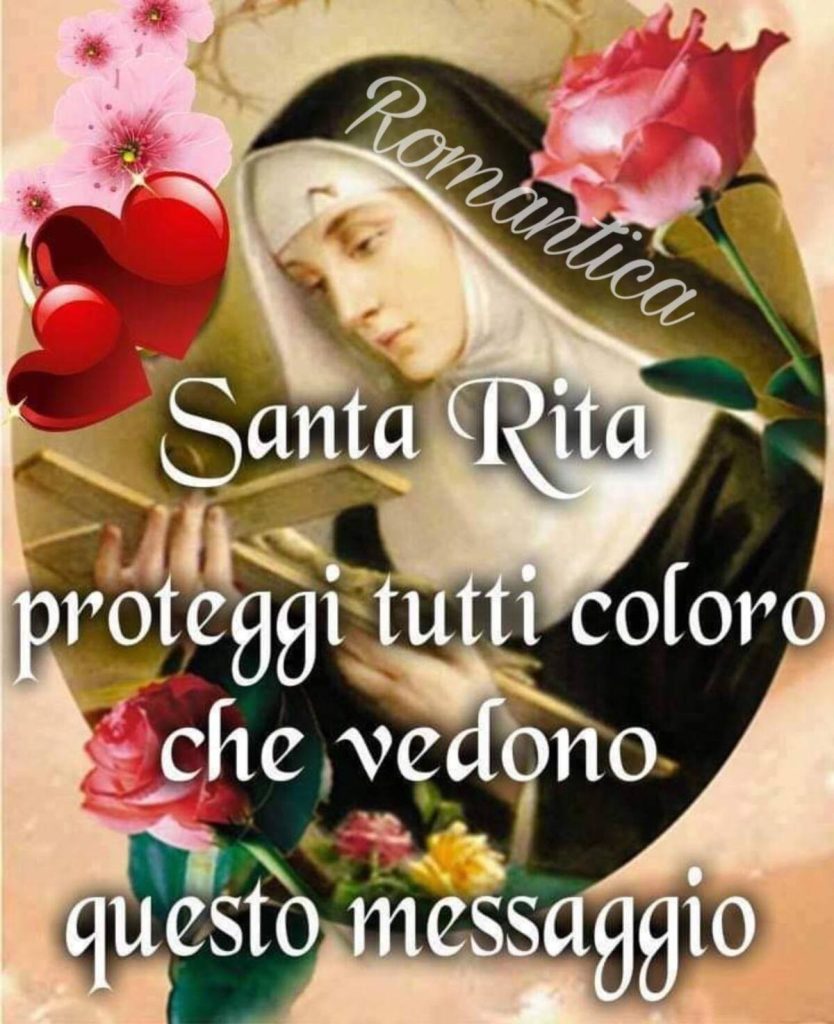 Santa Rita proteggi tutti coloro che vedono questo messaggio