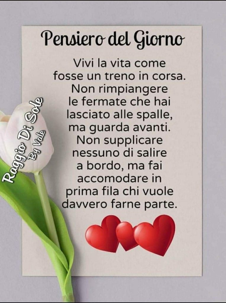 Pensiero del giorno