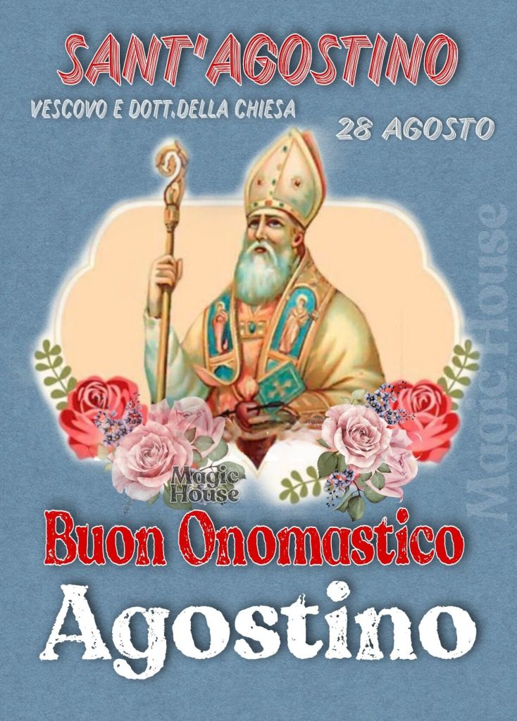 Sant'Agostino Buon Onomastico Agostino