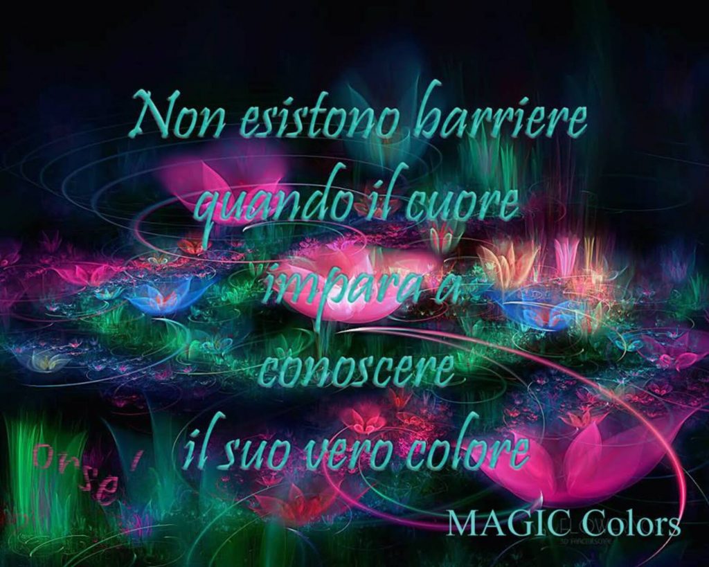 Non esistono barriere quando il cuore impara a conoscere il suo vero colore