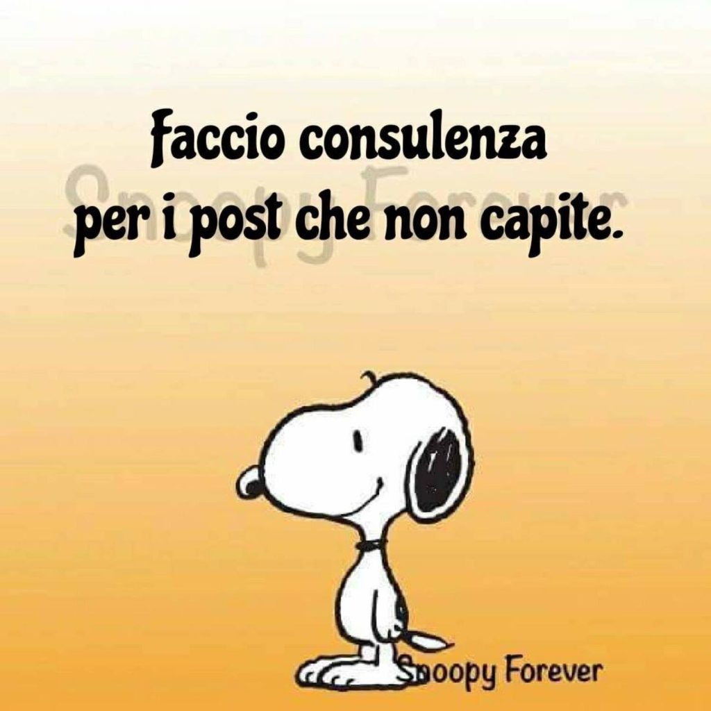 Faccio consulenza per i post che non capite