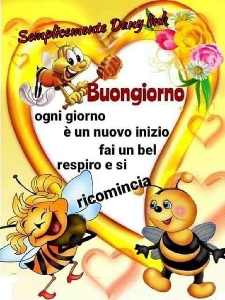 Buongiorno ogni giorno è un nuovo inizio fai un bel respiro e si ricomincia