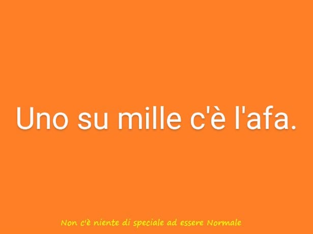 Uno su mille c'è l'afa