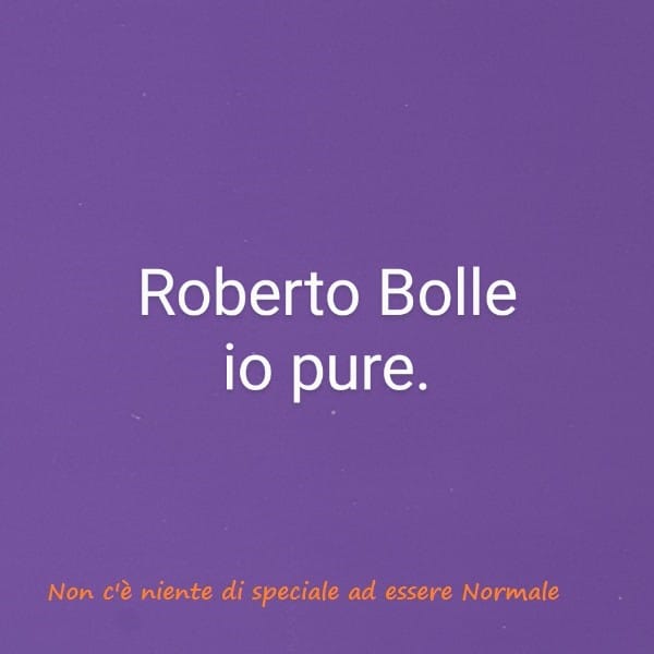 Roberto Bolle io pure