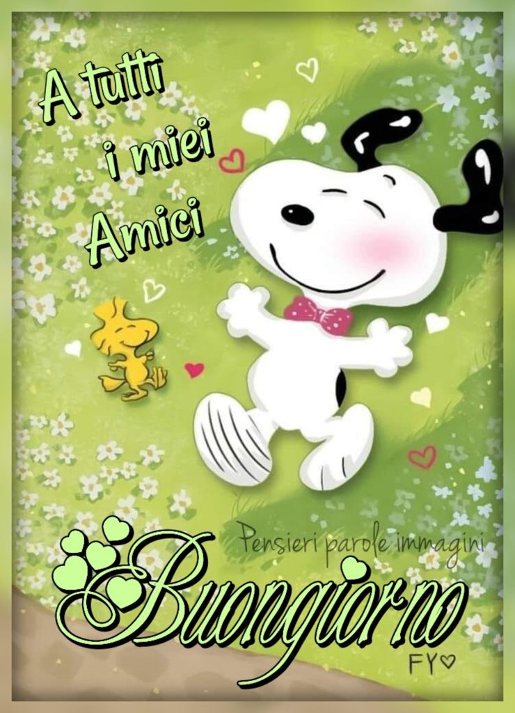 A tutti i miei amici Buongiorno