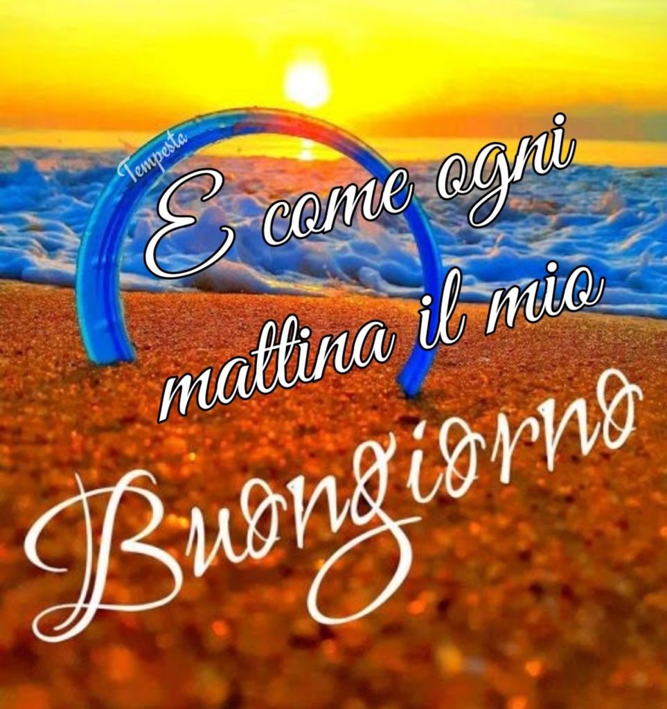 E come ogni mattina il Buongiorno