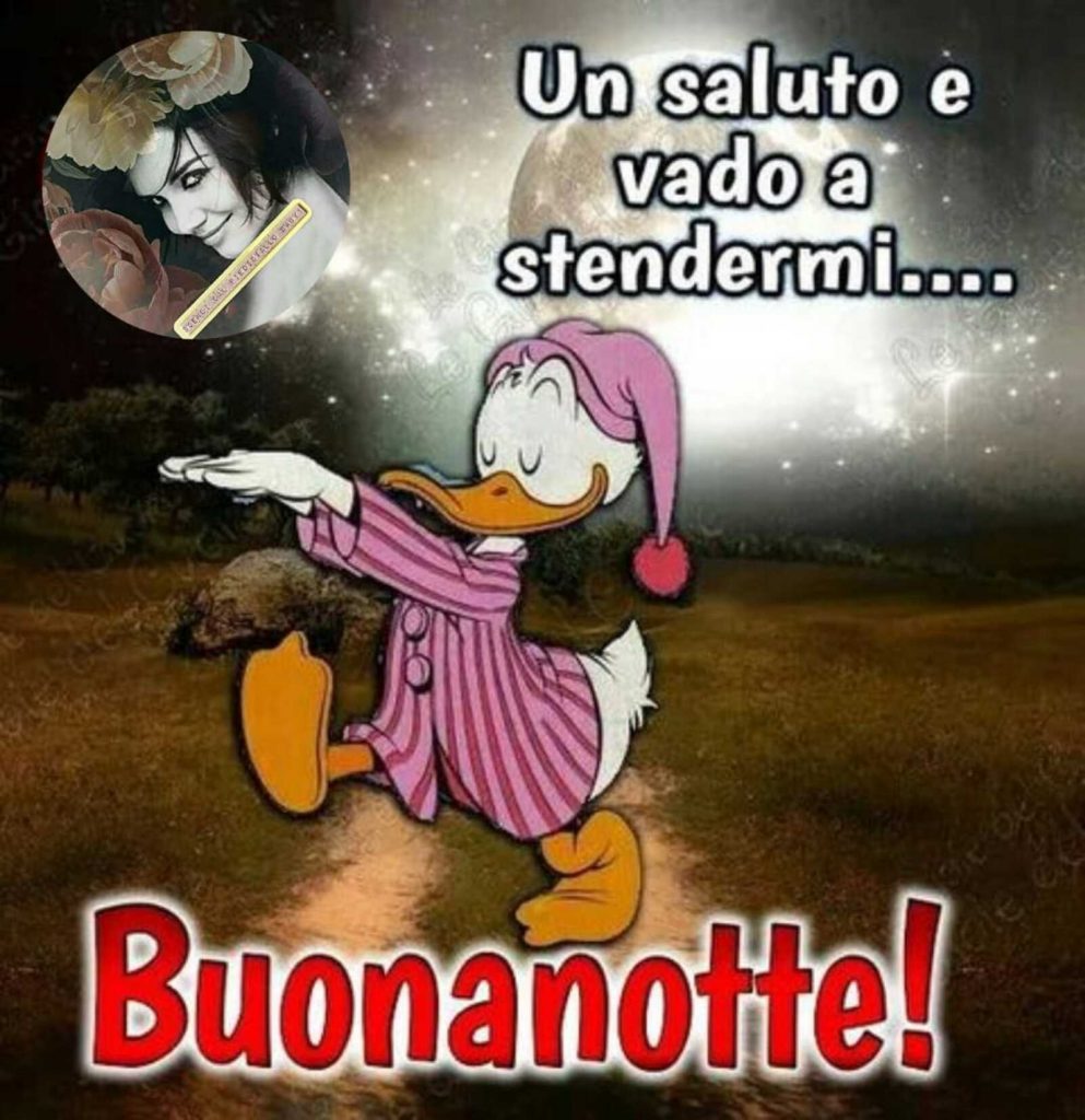 Un saluto e vado a stendermi... Buonanotte!
