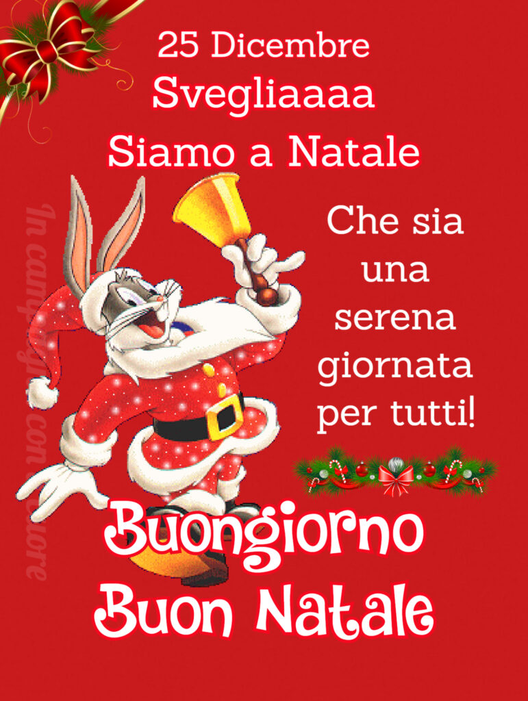 Buon Natale da Bugs Bunny