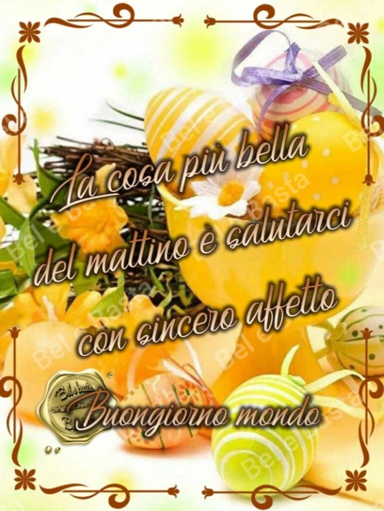 buongiorno Pasqua